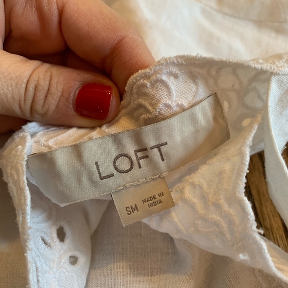 Loft maternity linen blouse - Picture 3 of 3
